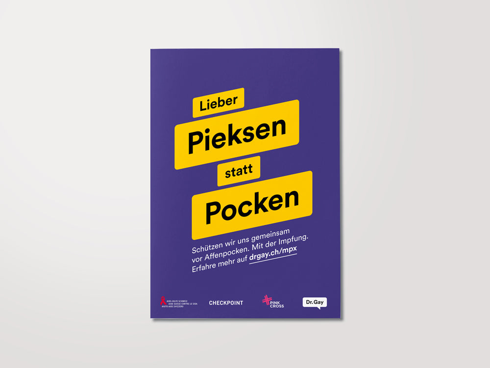 Plakat: Impfung Affenpocken