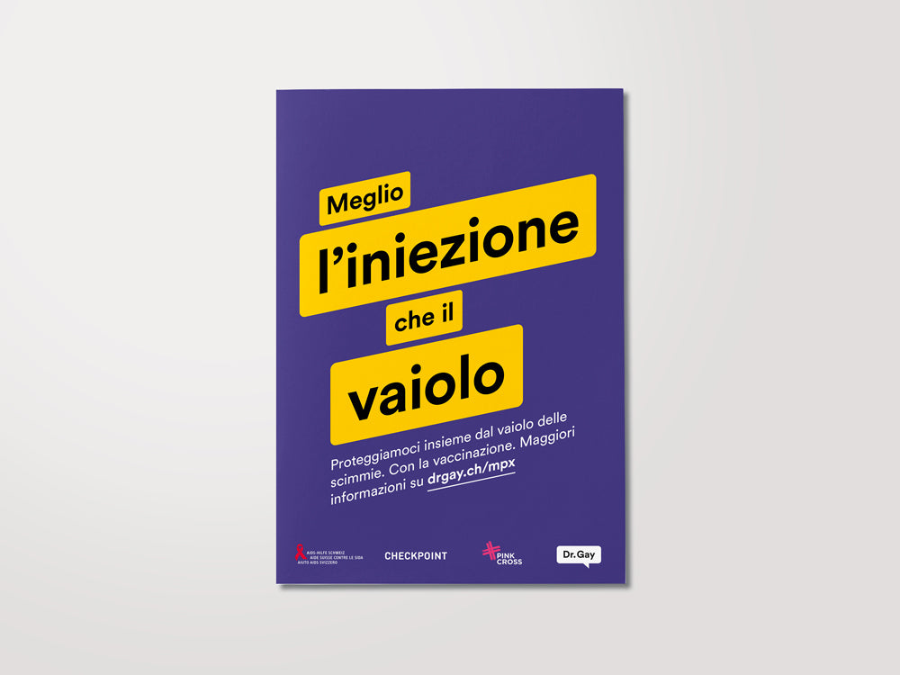 Plakat: Impfung Affenpocken