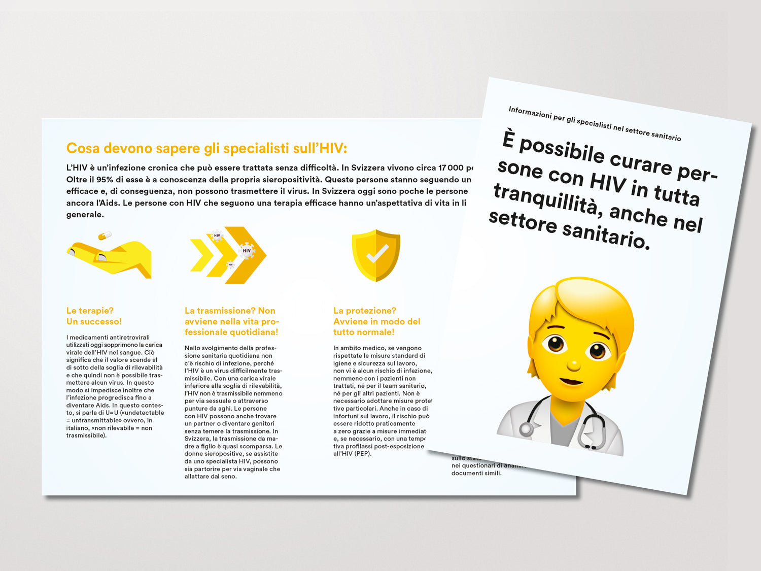 Info sull'HIV per il settore sanitario