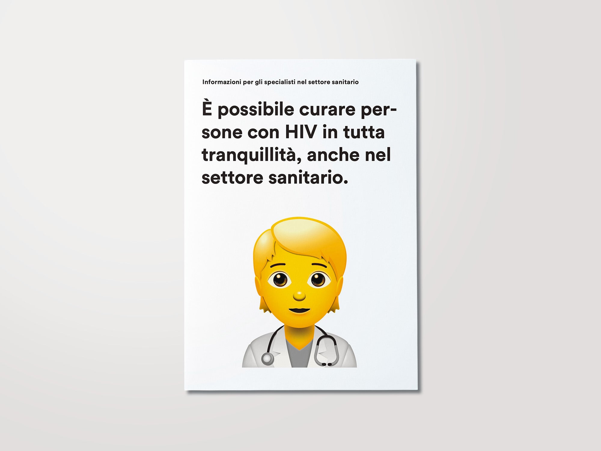 Info sull'HIV per il settore sanitario