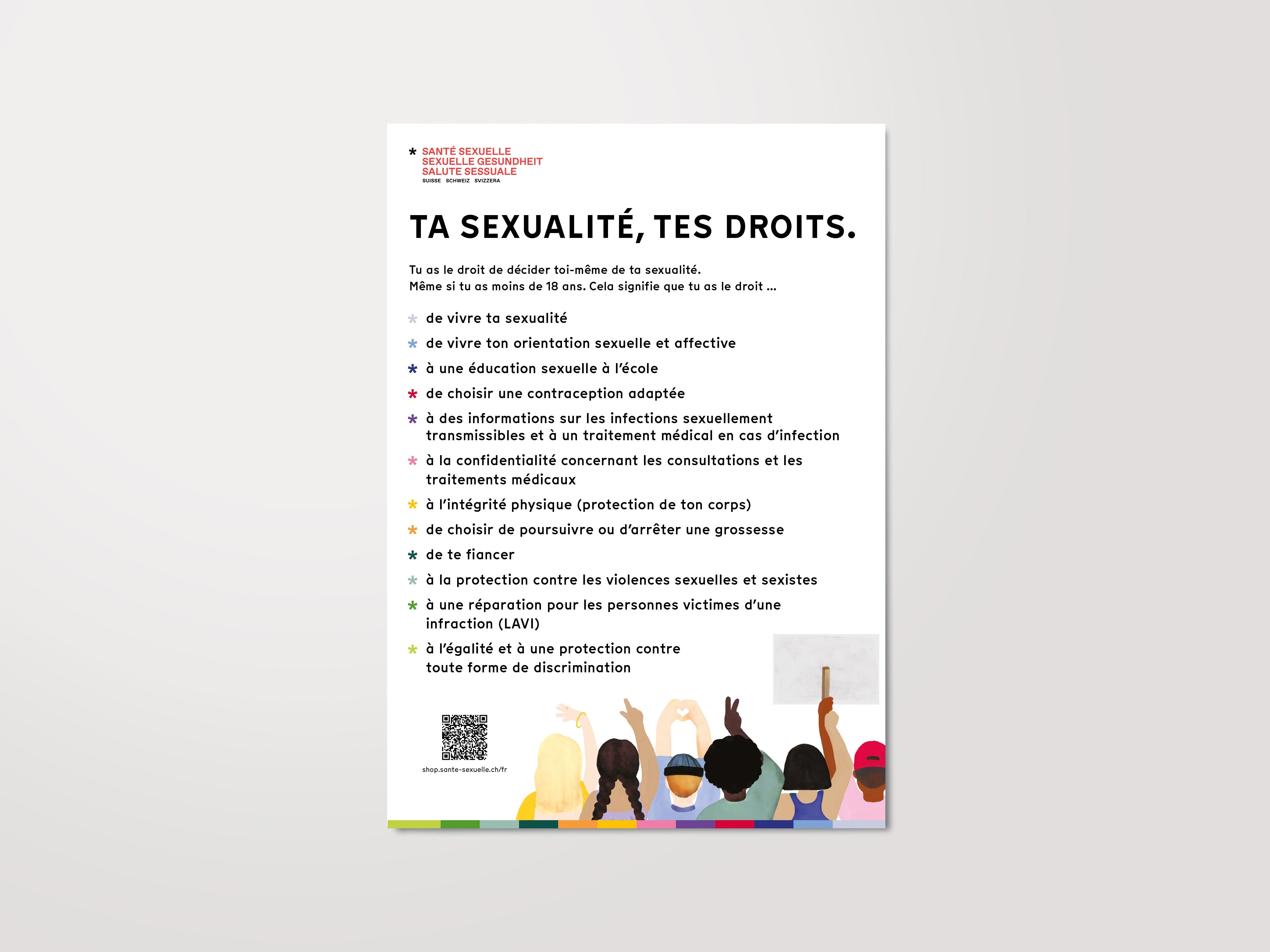 Plakat: Deine Sexualität- Deine Rechte