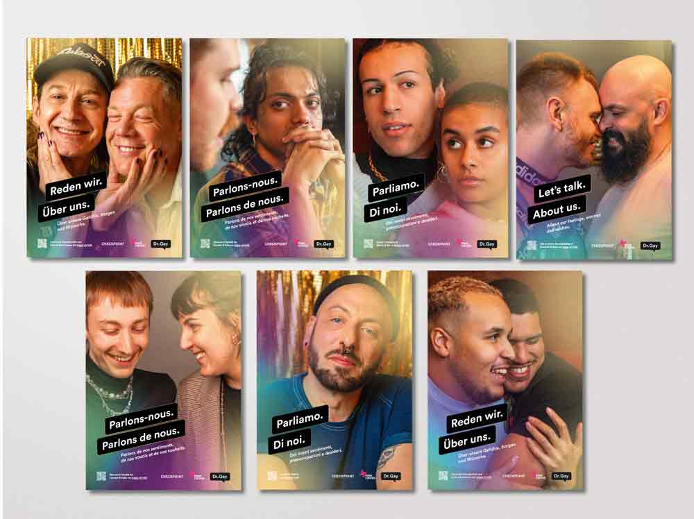 Plakat: Reden wir. Über uns.