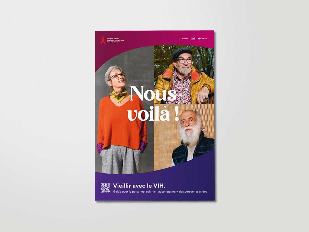 Plakat: Hier sind wir !