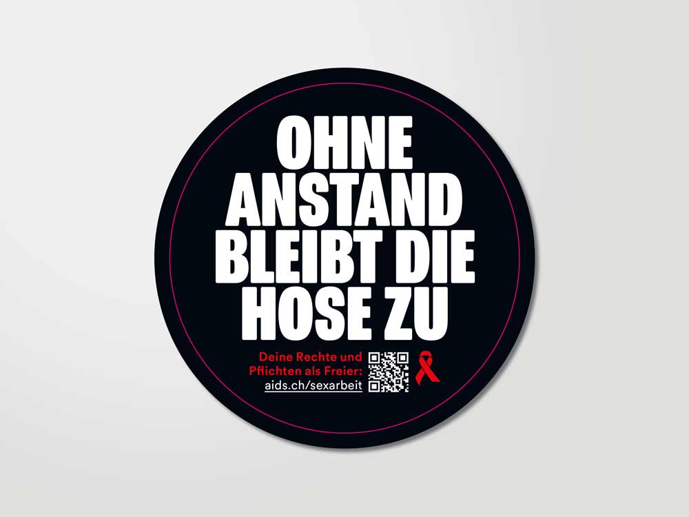 Sticker "Anstand"