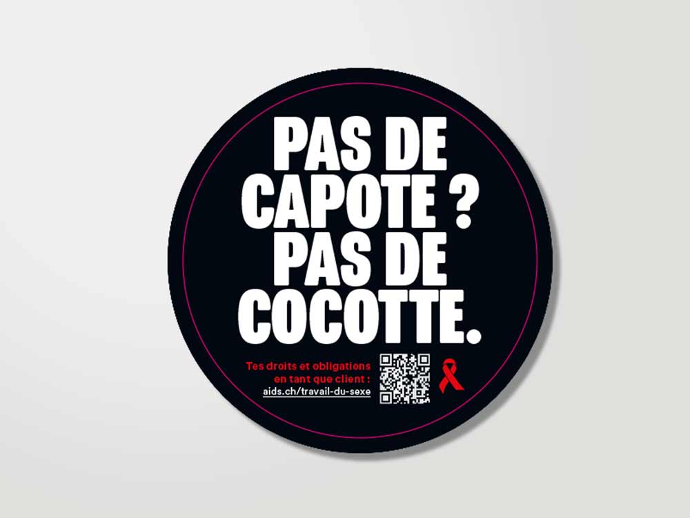 Sticker "Pas de capote?"