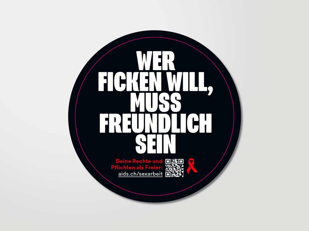 Sticker "Freundlich"