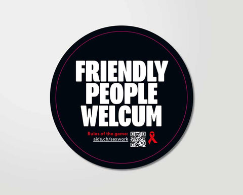 Sticker "Friendly People"