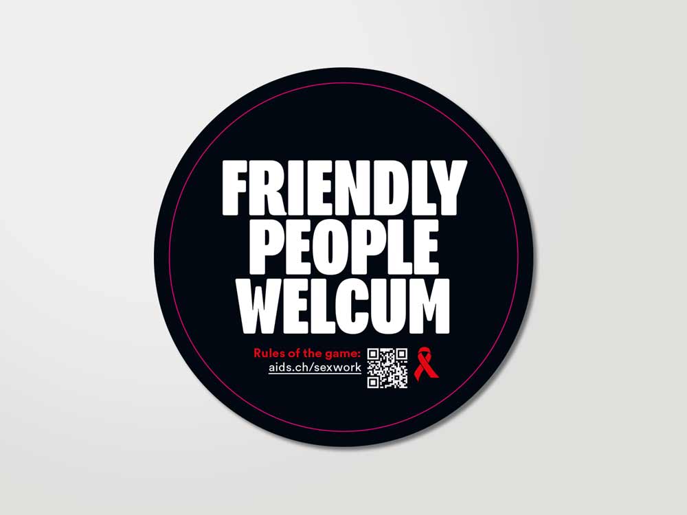 Sticker "Friendly People"