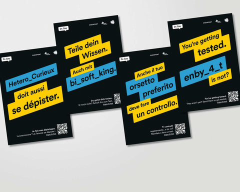 Affiche campagne «Je fais mes dépistages.»
