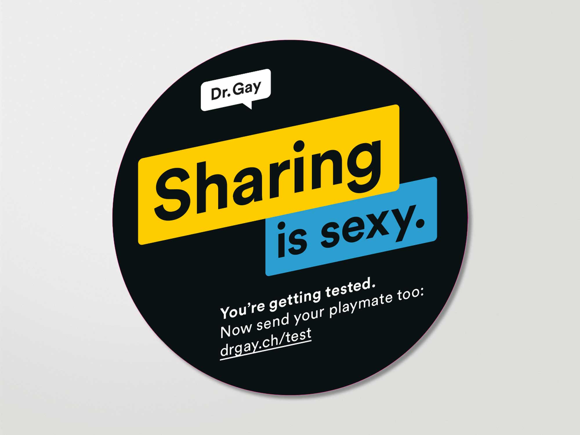Adesivo “Sharing is sexy.”