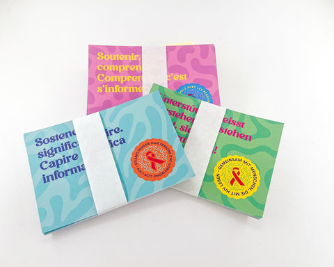 Postkarte: Sich informieren heisst unterstützen